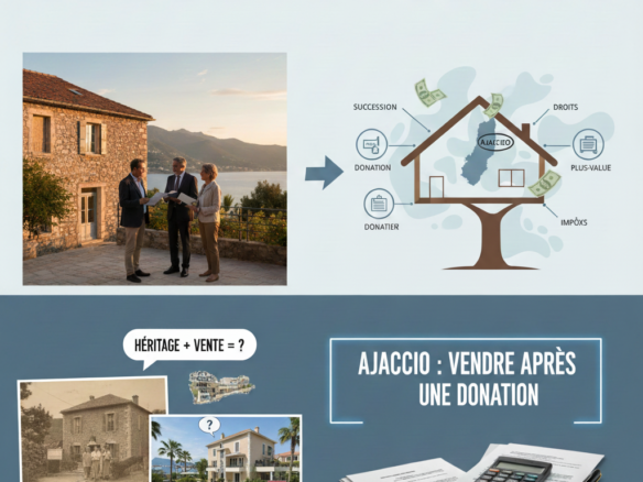 Vendre à Ajaccio après donation informations clés à savoir