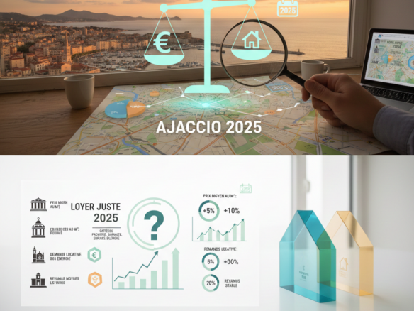 Fixer loyer juste Ajaccio conseils 2025 marché immobilier