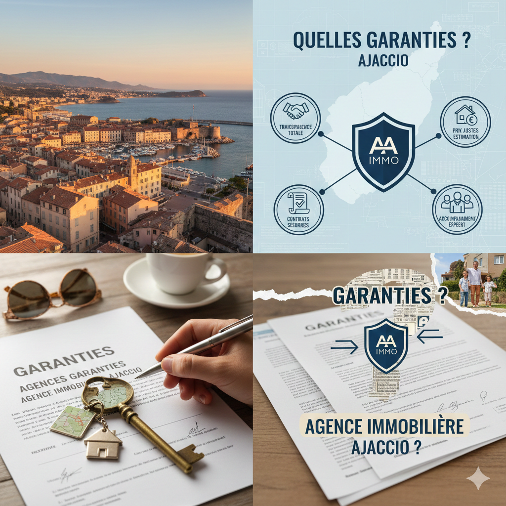 Garanties proposées par une agence à Ajaccio