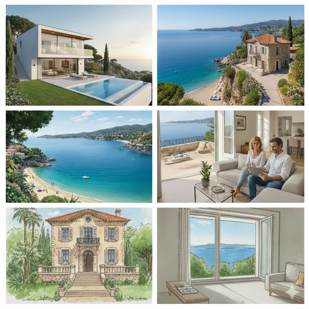 Maison avec vue mer Ajaccio prix estimations 2025