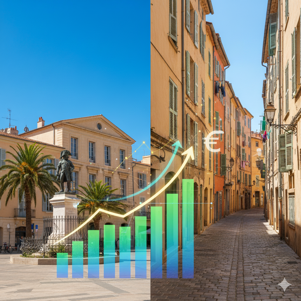 Investissement immobilier Ajaccio quartiers prometteurs 2025