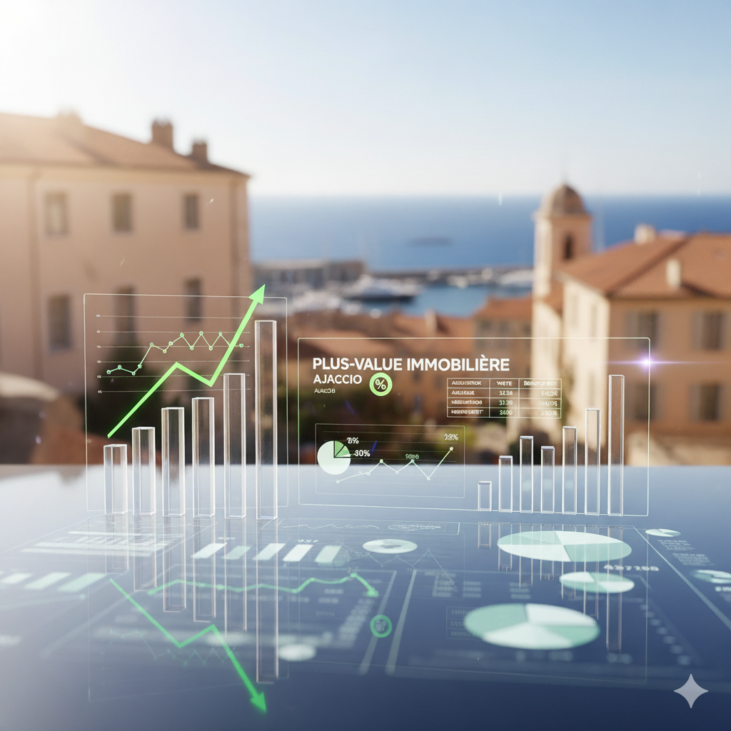 Conseils plus-value immobilière Ajaccio achat rénovation revente