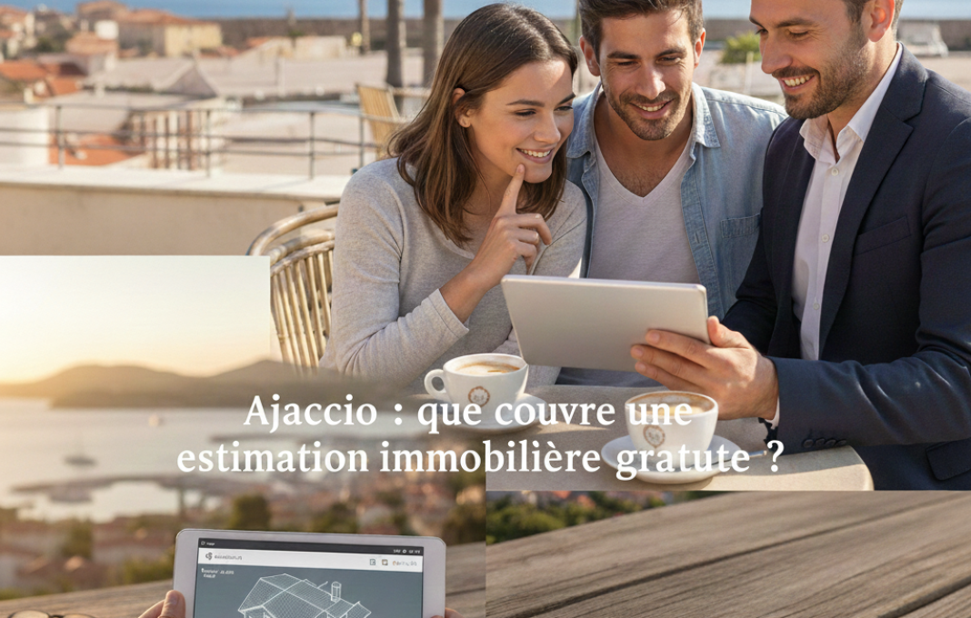 Estimation gratuite Ajaccio couverture utilisation vente 2025