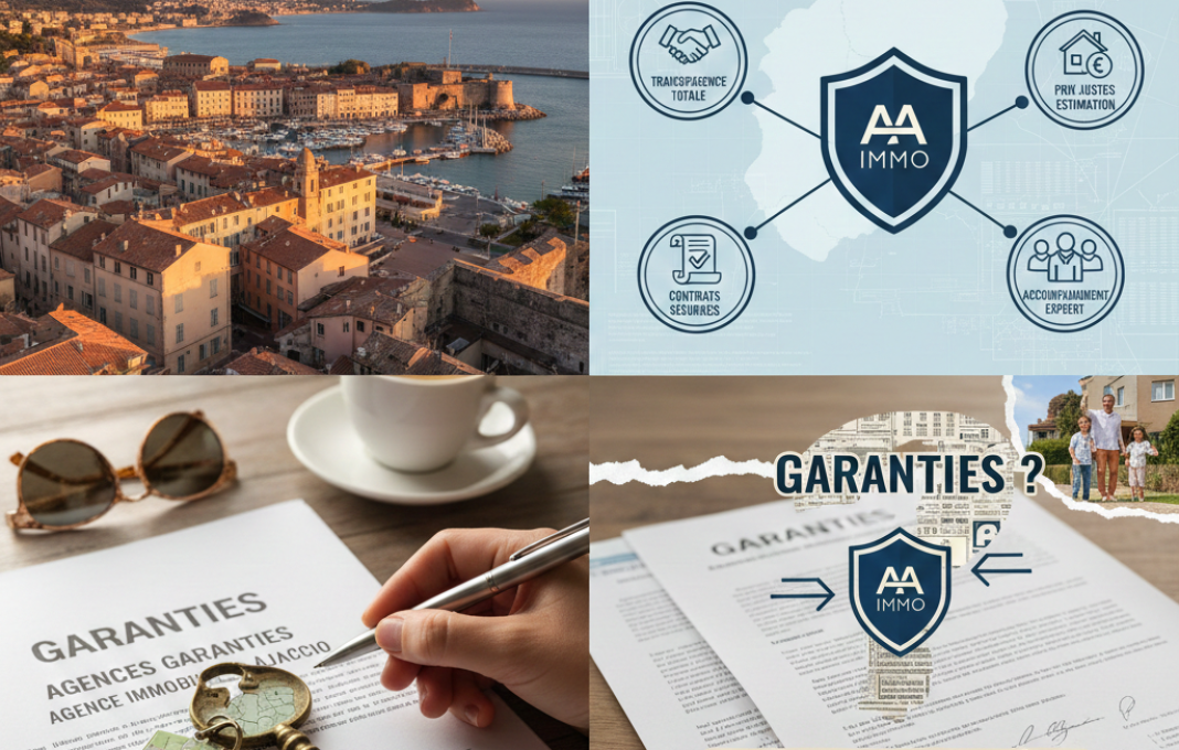 Garanties proposées par une agence à Ajaccio