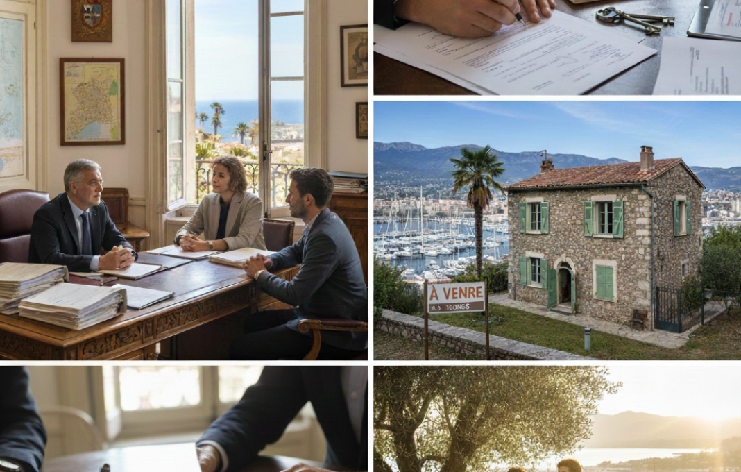 Succession immobilière Ajaccio démarches héritage vente conformité