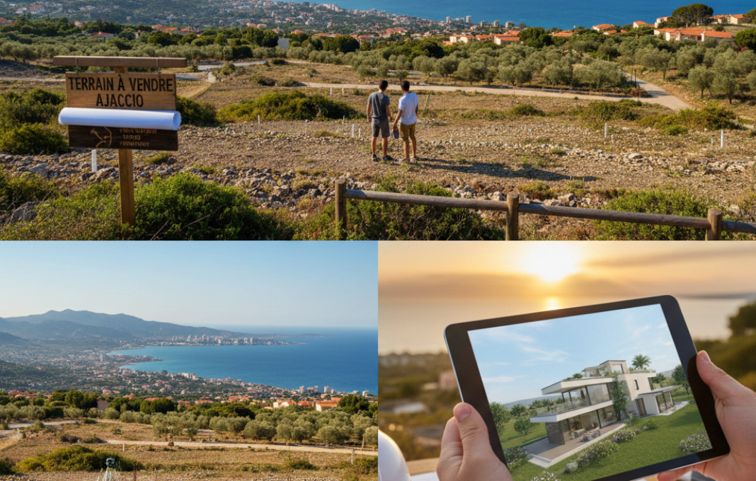 Achat terrain constructible près Ajaccio prix constructibilité démarches
