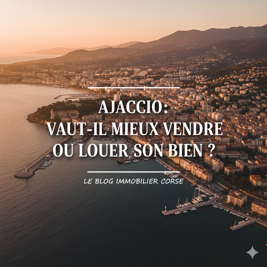Vendre ou louer bien Ajaccio avantages inconvénients 2025