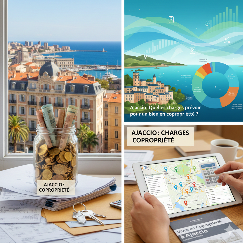 Charges copropriété Ajaccio analyse poste par poste dépenses