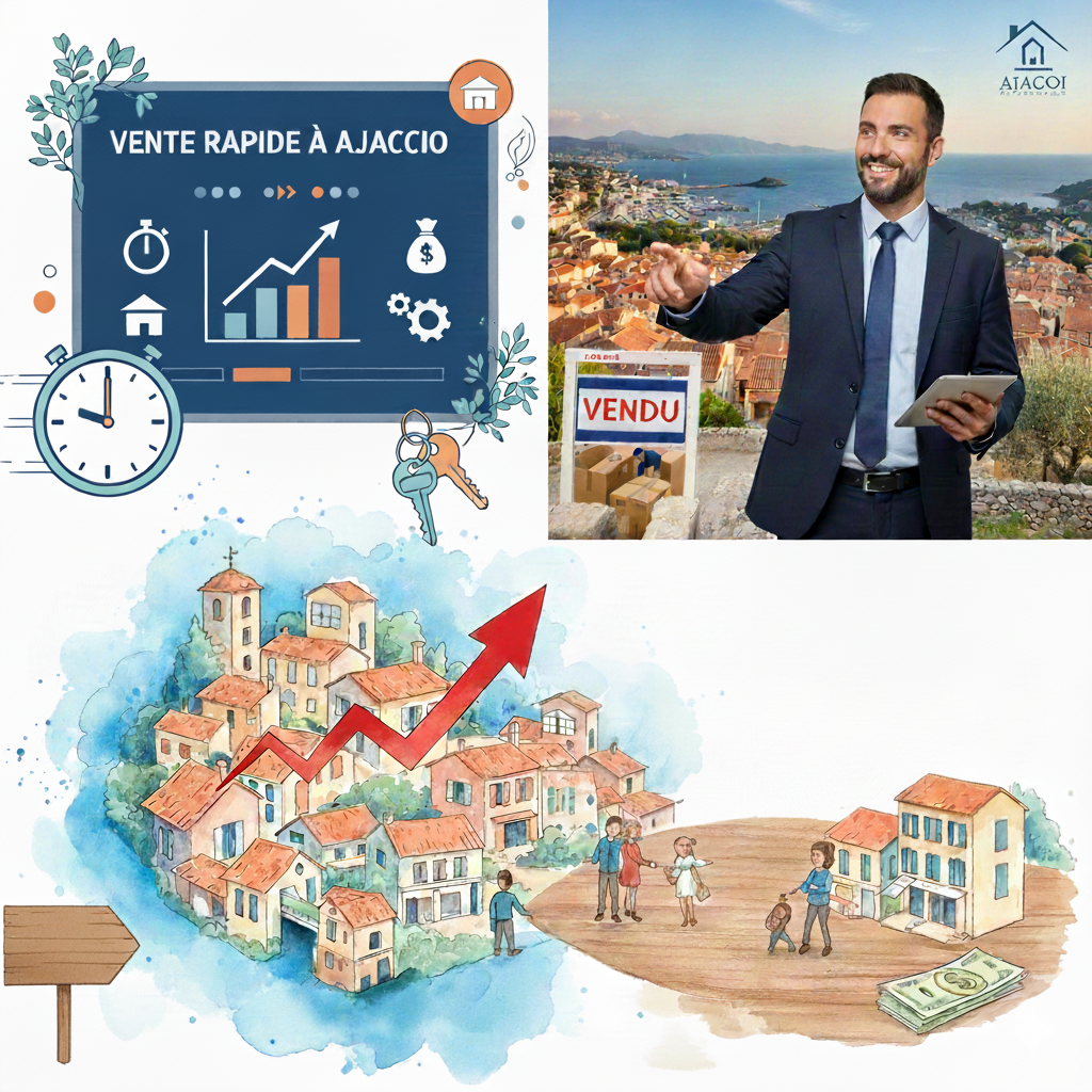 Vente rapide Ajaccio techniques accélération délais optimisation prix
