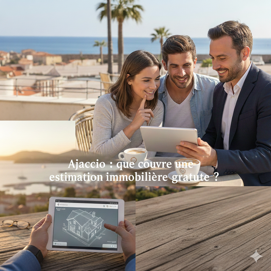 Estimation gratuite Ajaccio couverture utilisation vente 2025
